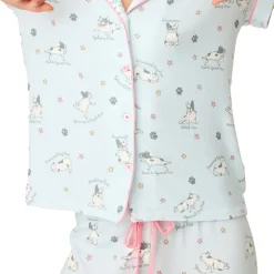PJ Salvage Paws & Breathe Dog Short Sleeve PJ Set