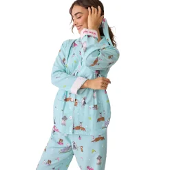 PJ Salvage Spaw Day Flannel PJ Set