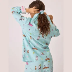 PJ Salvage Spaw Day Flannel PJ Set