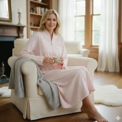 P-Jamas Butterknits Zip Robe