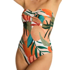 SeaLevel Twist Bandeau One Piece Swimsuit